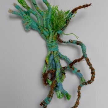 Sculpture intitulée "Esprits racines 25…" par Valérie Thévenot, Œuvre d'art originale, Techniques mixtes