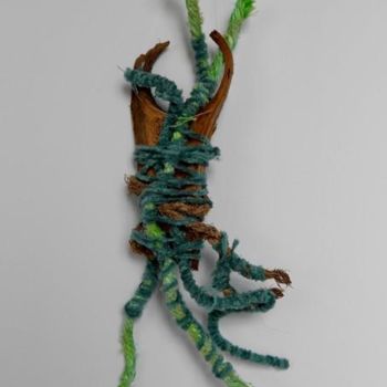 Sculptuur getiteld "Esprits racines 27…" door Valérie Thévenot, Origineel Kunstwerk, Mixed Media