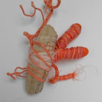 Sculpture intitulée "Esprits racines 62…" par Valérie Thévenot, Œuvre d'art originale, Techniques mixtes