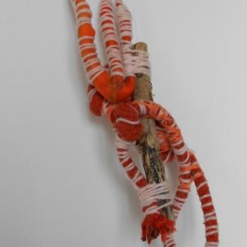 Sculpture intitulée "Esprits racines 67…" par Valérie Thévenot, Œuvre d'art originale, Techniques mixtes