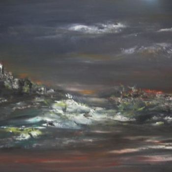 Painting titled "Highlands" by Valérie Vidal, Original Artwork