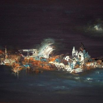 Malerei mit dem Titel "imagica 2" von Valérie Vidal, Original-Kunstwerk