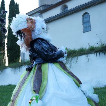 Artigianato intitolato "costume-venise-sacs…" da Valérie Vidal, Opera d'arte originale