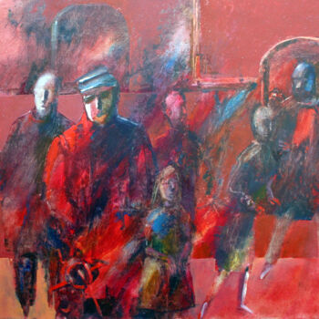 Картина под названием "F 3" - Валерий Буев, Подлинное произведение искусства, Масло