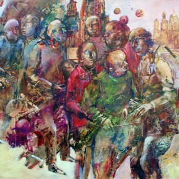 Картина под названием "F 20" - Валерий Буев, Подлинное произведение искусства, Масло