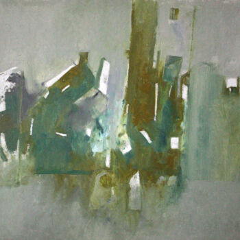 Картина под названием "paysage-21" - Валерий Буев, Подлинное произведение искусства, Масло
