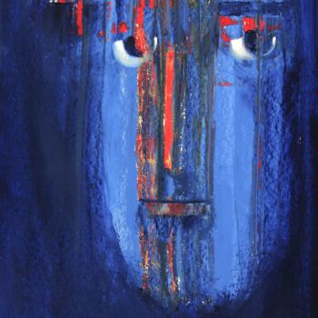 Malerei mit dem Titel "mask-2" von Valerii Buev, Original-Kunstwerk, Öl
