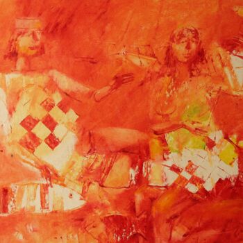 Malarstwo zatytułowany „rendez-vous-2” autorstwa Валерий Буев, Oryginalna praca, Olej