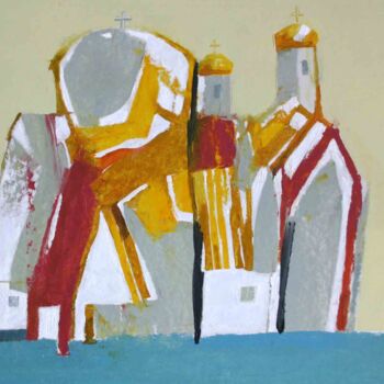 Картина под названием "L'idée orthodoxe 4" - Валерий Буев, Подлинное произведение искусства, Масло