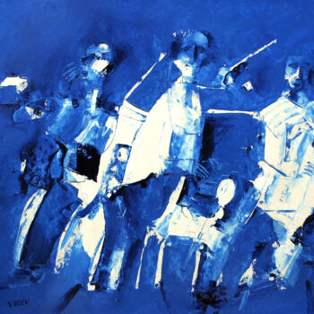 Malarstwo zatytułowany „musique-lecon” autorstwa Валерий Буев, Oryginalna praca, Olej