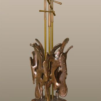 Sculpture titled ""Безумие"" by Valerii Okarskii, Original Artwork, Metals