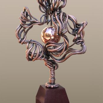 Sculpture titled ""Сады Семирамиды"" by Valerii Okarskii, Original Artwork, Metals