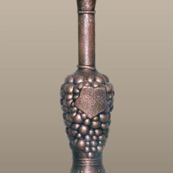 Скульптура под названием ""Виноград - янтарь…" - Валерий Окарский, Подлинное произведение искусства, Металлы