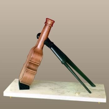 Скульптура под названием ""Форс-мажор"" - Валерий Окарский, Подлинное произведение искусства, Металлы