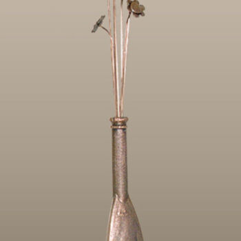 Скульптура под названием ""Ромашки - цветочки…" - Валерий Окарский, Подлинное произведение искусства, Металлы