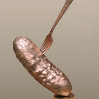 Скульптура под названием ""Мировая закуска"" - Валерий Окарский, Подлинное произведение искусства, Металлы