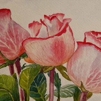 绘画 标题为“Rose (Carrousell)” 由Valerii Oliinyk, 原创艺术品, 水彩