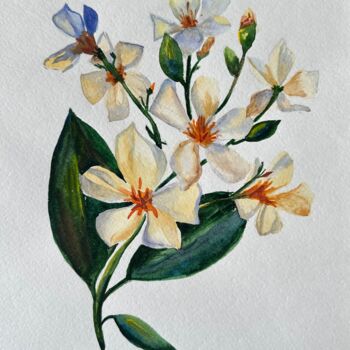 "Watercolour flowers" başlıklı Tablo Valeriia Prasol tarafından, Orijinal sanat, Suluboya