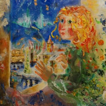 Картина под названием "Miraculous (rus. "Н…" - Valeriia Skibina, Подлинное произведение искусства, Масло