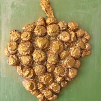 "Golden Grapes" başlıklı Tablo Valerijana Krasniqi tarafından, Orijinal sanat, Akrilik