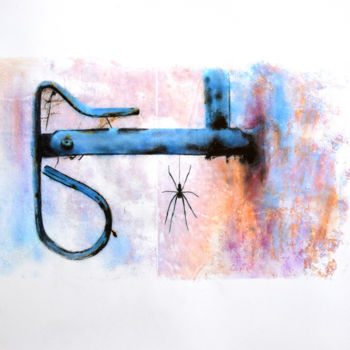 Pintura titulada "A Aranha" por Valerio, Obra de arte original, Acuarela