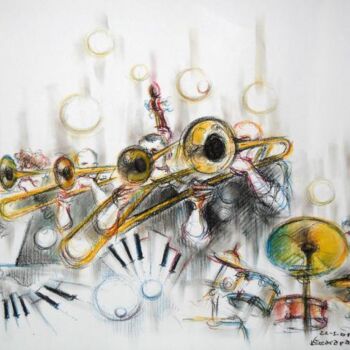 Painting titled ""Quadrabones ,alla…" by Valerio Scarapazzi, Original Artwork