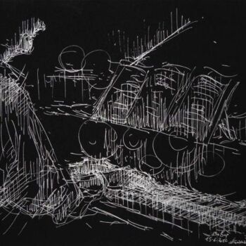 Disegno intitolato ""BeBop Jazz Club ,…" da Valerio Scarapazzi, Opera d'arte originale