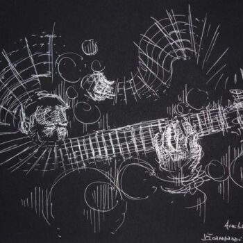 Drawing titled ""Arzibanda , 22.7.2…" by Valerio Scarapazzi, Original Artwork