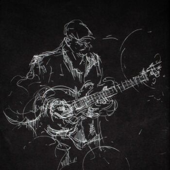 Drawing titled ""Soul Jazz Unit , 1…" by Valerio Scarapazzi, Original Artwork, Other