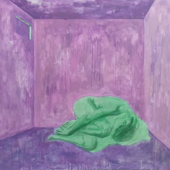 Pintura titulada "Solitude 3" por Valeriu-Daniel Nastase, Obra de arte original, Acrílico Montado en Bastidor de camilla de…