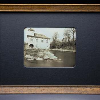 Photography titled "Wasserkraftwerk Dut…" by Valerius Geng, Original Artwork, Analog photography Mounted on Cardboard
