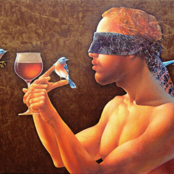 Pintura titulada "Taste the Veritas" por Valeriy Kot, Obra de arte original, Oleo