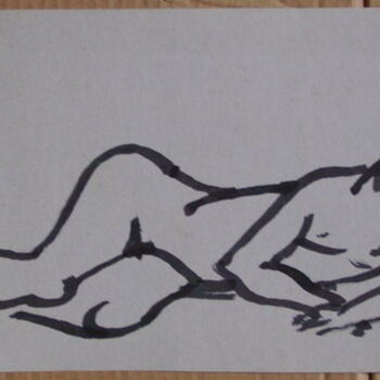 Desenho intitulada "repos" por Valériy Mishchenko, Obras de arte originais, Outro