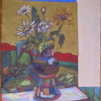 Peinture intitulée "fleurs" par Valériy Mishchenko, Œuvre d'art originale, Autre