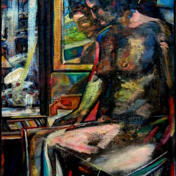 Painting titled "nue" by Valériy Mishchenko, Original Artwork, Oil