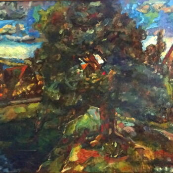 Painting titled "canal" by Valériy Mishchenko, Original Artwork