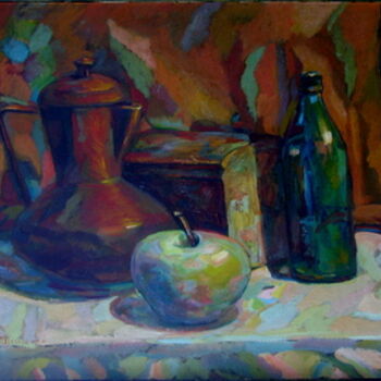 Painting titled "BOUTEILLE" by Valériy Mishchenko, Original Artwork