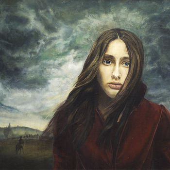 Malerei mit dem Titel "188 дней без солнца" von Valeriia Petrova, Original-Kunstwerk, Öl
