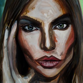 Painting titled "Соня Беккер" by Valeriya Myasnickova, Original Artwork, Gouache