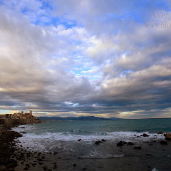 Photography titled "antibes-ciel-orage.…" by Valery Trillaud, Original Artwork