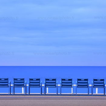 Fotografia intitulada "Un matin bleu" por Valery Trillaud, Obras de arte originais, Fotografia Não Manipulada