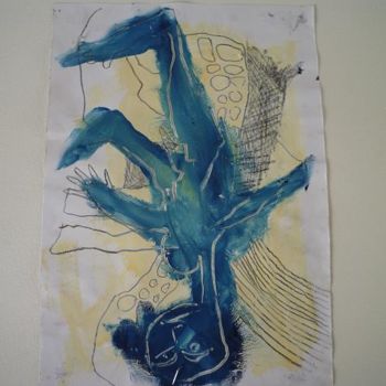 Drawing titled "Sans titre" by Valérie Crausaz, Original Artwork