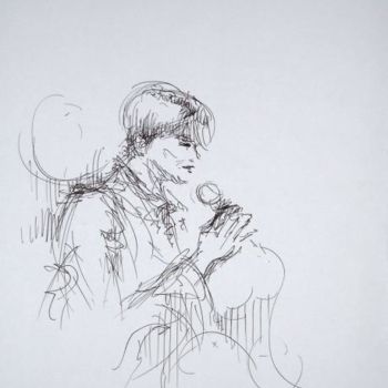 Disegno intitolato "" BeBop , 15.4.2012…" da Valerio Scarapazzi, Opera d'arte originale