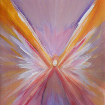 Painting titled "Angel #11" by Kristina Valić, Original Artwork, Acrylic