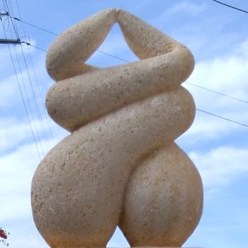 Escultura intitulada "Retrouvailles" por Valja, Obras de arte originais, Pedra