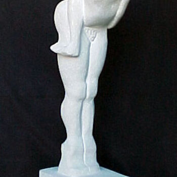 Sculpture titled "Jazz (danseuse noir…" by Valja, Original Artwork, Stone