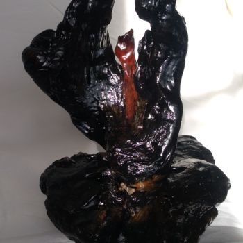 Sculpture titled "Eternel féminin" by Valja, Original Artwork, Wood