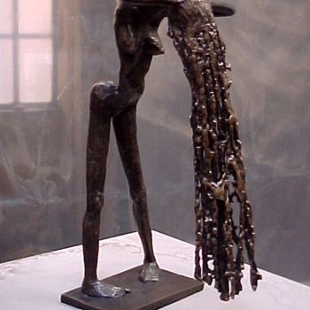 Sculpture titled "Silhouette n°6" by Valja, Original Artwork, Bronze