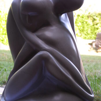 Sculpture titled "Enlace-moi" by Valja, Original Artwork, Stone