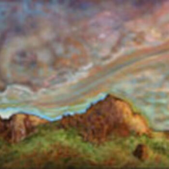 Картина под названием "California Horizons…" - Linda Vallejo, Подлинное произведение искусства, Масло